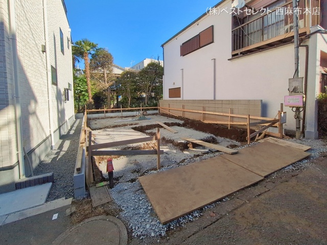 東京都品川区戸越４丁目の新築戸建て基礎写真 2026年2月18日撮影