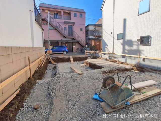 東京都品川区戸越４丁目の新築戸建て基礎写真 2026年2月18日撮影