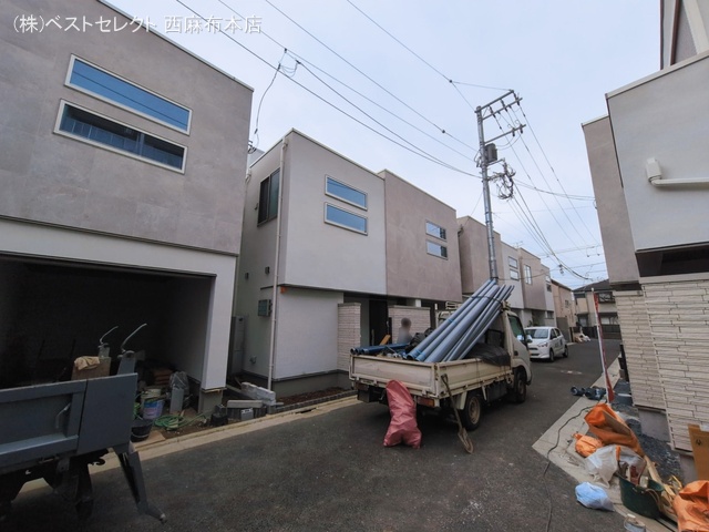 東京都大田区石川町2丁目の新築戸建て外構写真 2026年3月1日撮影