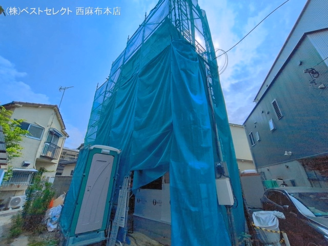 東京都板橋区坂下３丁目の新築戸建てシート写真 2026年6月23日撮影