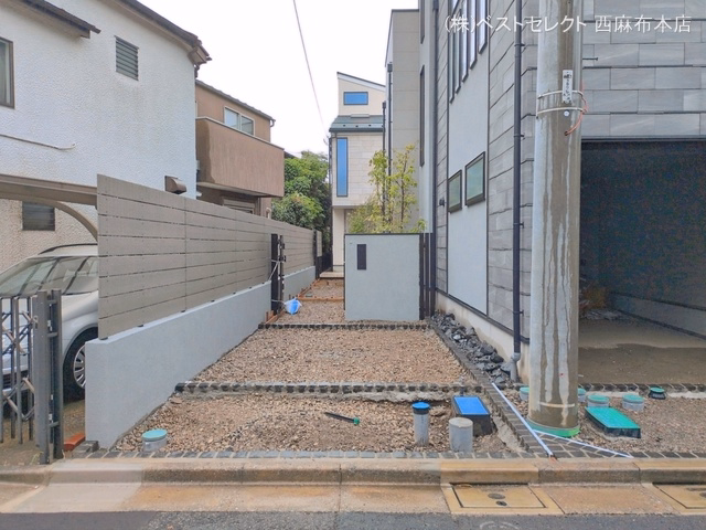 東京都杉並区和泉３丁目の新築戸建て外構写真 2026年6月7日撮影