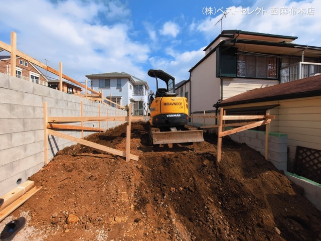 東京都大田区南馬込３丁目の新築戸建て基礎写真 2026年3月17日撮影