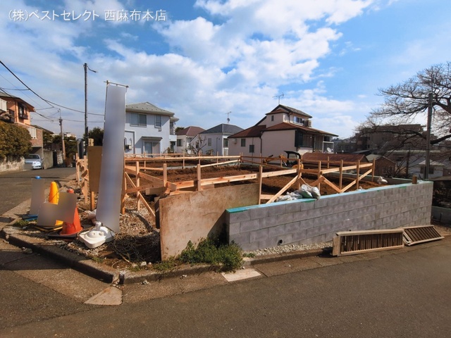 東京都大田区南馬込3丁目の新築戸建て基礎写真 2026年3月17日撮影