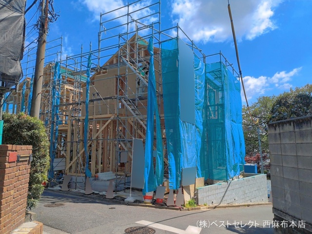 東京都大田区南馬込３丁目の新築戸建て上棟写真 2026年4月15日撮影