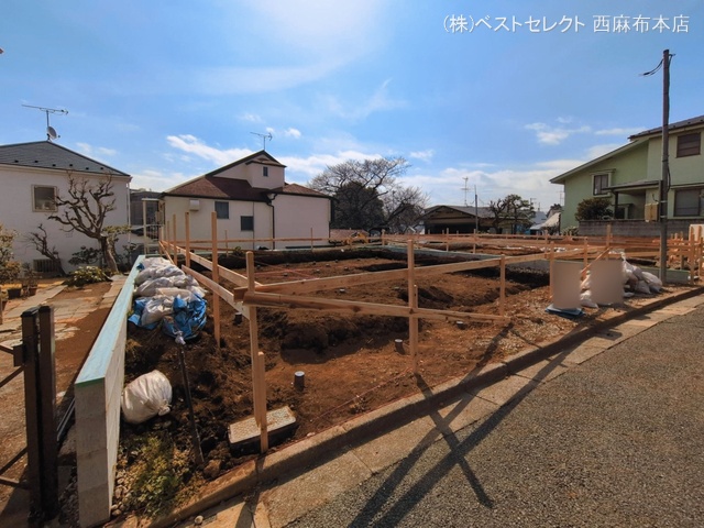 東京都大田区南馬込3丁目の新築戸建て基礎写真 2026年3月17日撮影