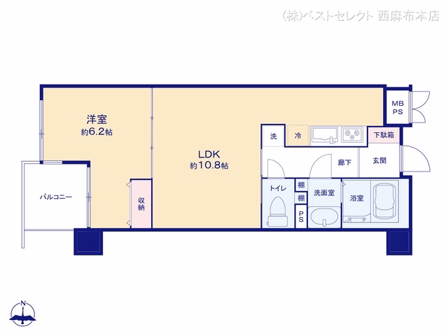 中古マンション メゾン文京関口II 間取図