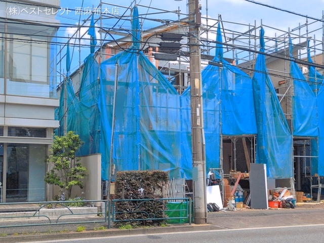 東京都杉並区宮前１丁目の新築戸建てシート写真 2026年6月15日撮影