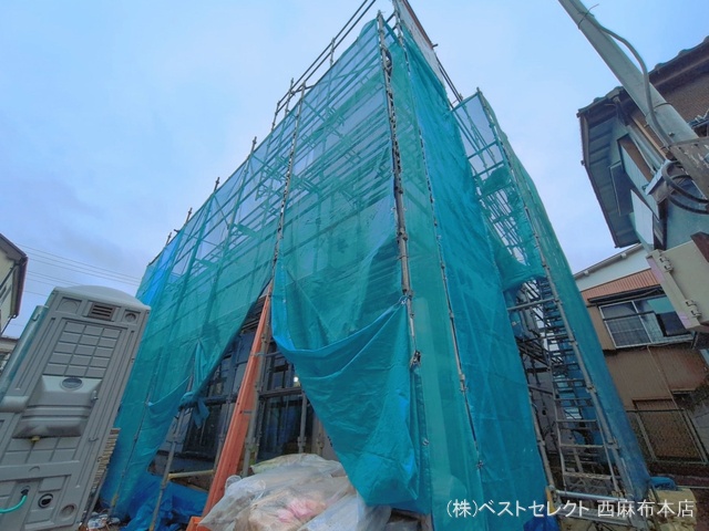 東京都大田区南馬込２丁目の新築戸建てシート写真 2026年4月1日撮影