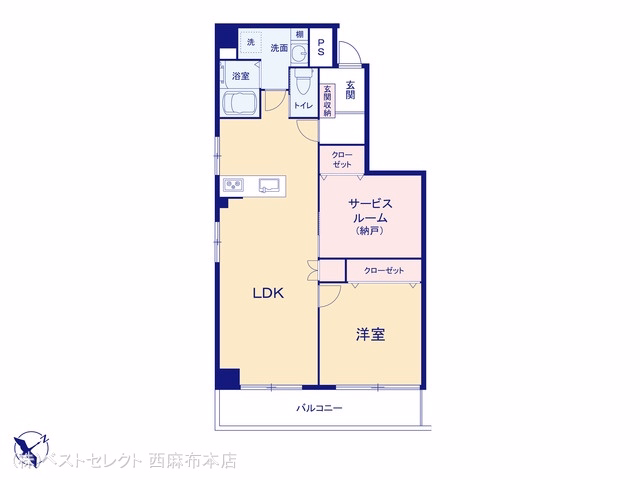 中古マンション ウェルシャン第2池袋 間取図