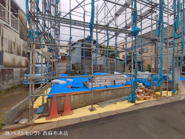 東京都品川区旗の台２丁目の新築戸建て基礎写真 2026年7月1日撮影
