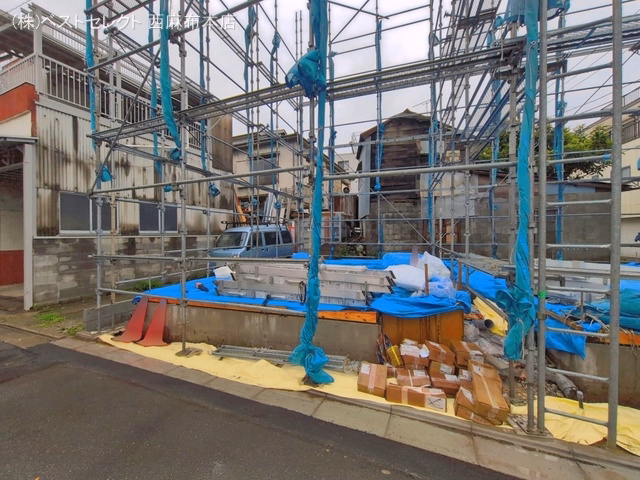 東京都品川区旗の台２丁目の新築戸建て基礎写真 2026年7月1日撮影