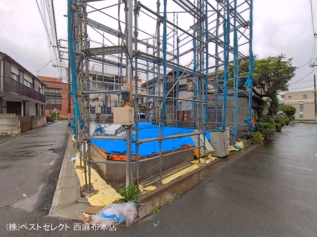 東京都品川区旗の台２丁目の新築戸建て基礎写真 2026年7月1日撮影