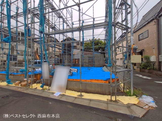 東京都品川区旗の台２丁目の新築戸建て基礎写真 2026年7月1日撮影