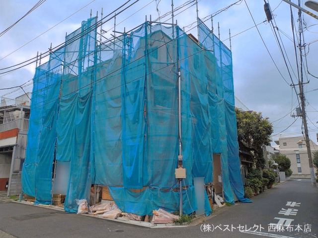 新築戸建て 品川区旗の台204 No.2 上棟