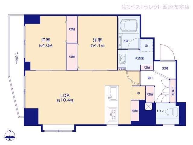 中古マンション ライオンズマンション大山第6 間取図