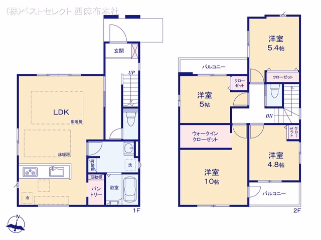 練馬区大泉学園町6丁目（戸建）01 間取図
