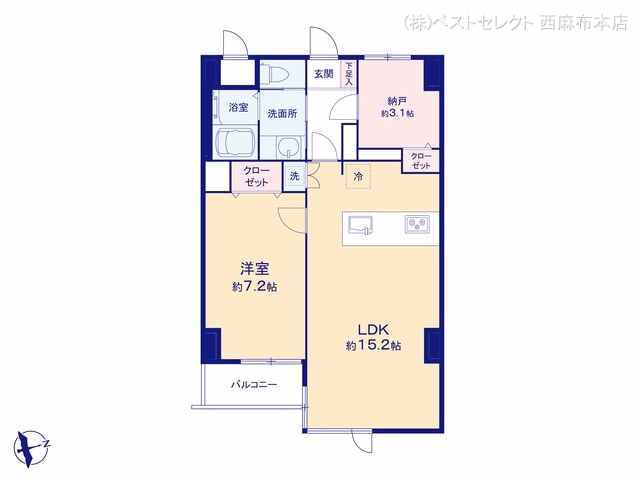中古マンション 豊栄荻窪ステーションプラザ 間取図