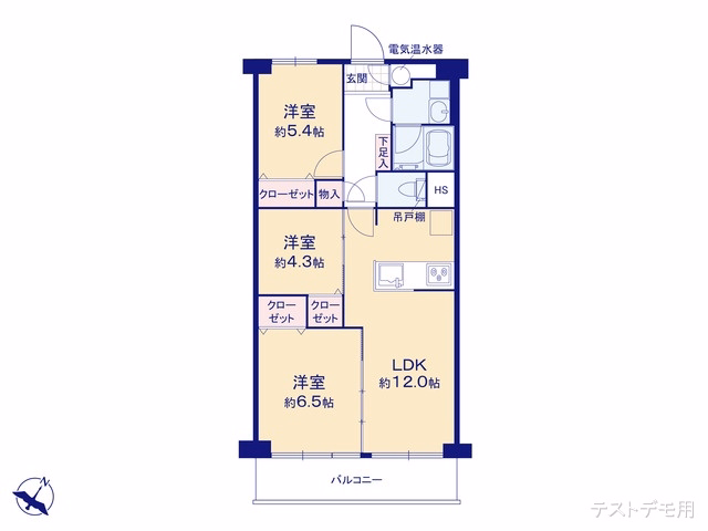 エクセレンス川口 間取図