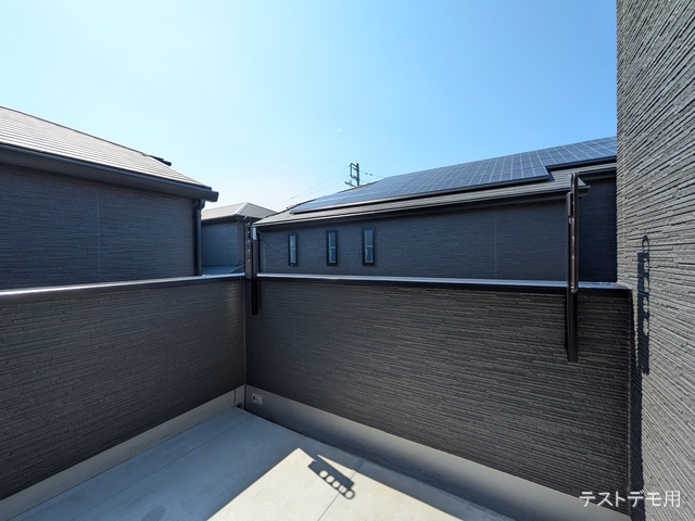 埼玉県さいたま市西区大字佐知川の新築戸建てバルコニー写真 2025年4月4日撮影