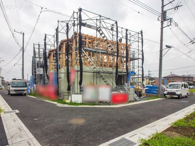 埼玉県さいたま市西区大字佐知川の新築戸建て上棟写真 2022年7月19日撮影