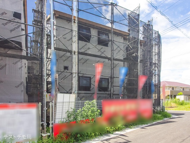 埼玉県さいたま市西区大字佐知川の新築戸建てシート写真 2022年7月27日撮影