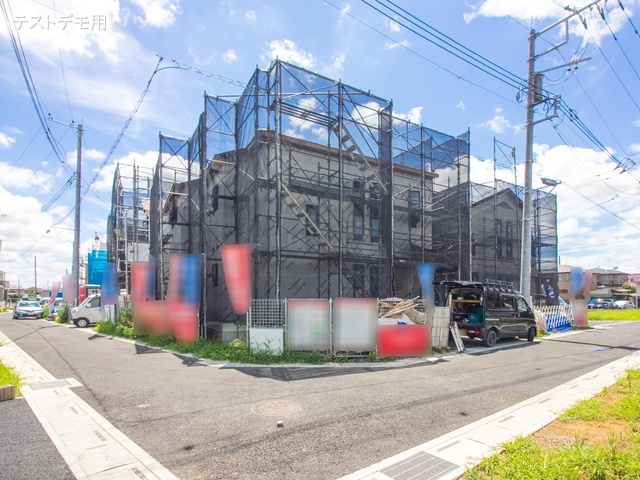 埼玉県さいたま市西区大字佐知川の新築戸建てシート写真 2022年7月27日撮影