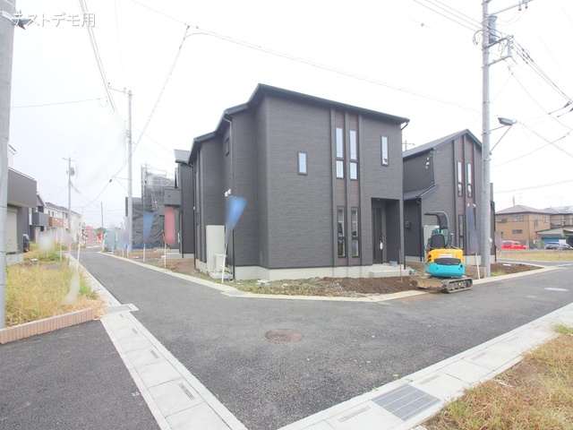 埼玉県さいたま市西区大字佐知川の新築戸建て外構写真 2022年10月13日撮影