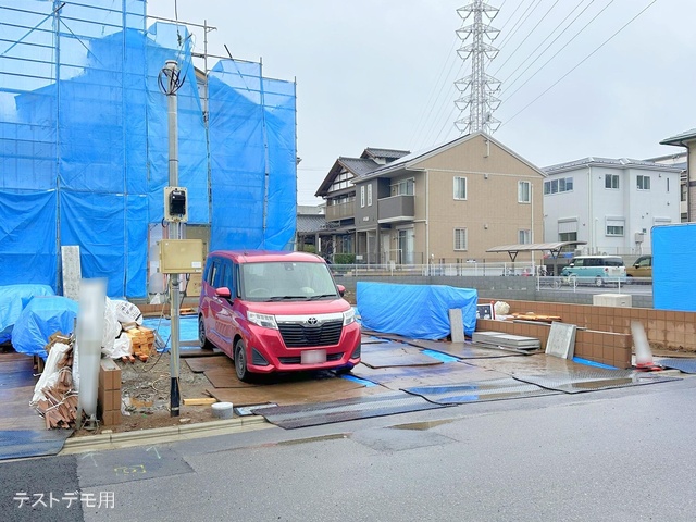 埼玉県さいたま市緑区大字中尾の新築戸建て更地・土地写真 2024年3月6日撮影
