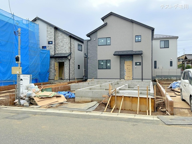 埼玉県さいたま市緑区大字中尾の新築戸建て基礎写真 2024年4月4日撮影