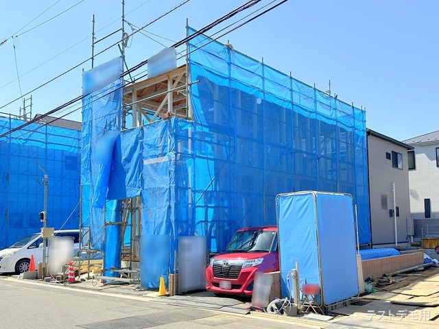 埼玉県さいたま市緑区大字中尾の新築戸建て上棟写真 2024年5月3日撮影