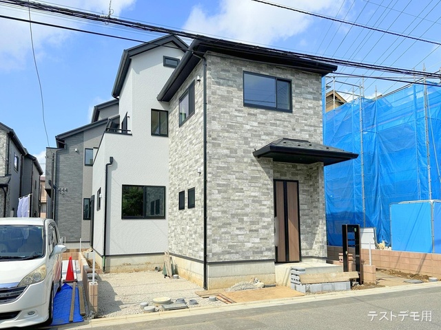 埼玉県さいたま市緑区大字中尾の新築戸建て外構写真 2024年8月15日撮影