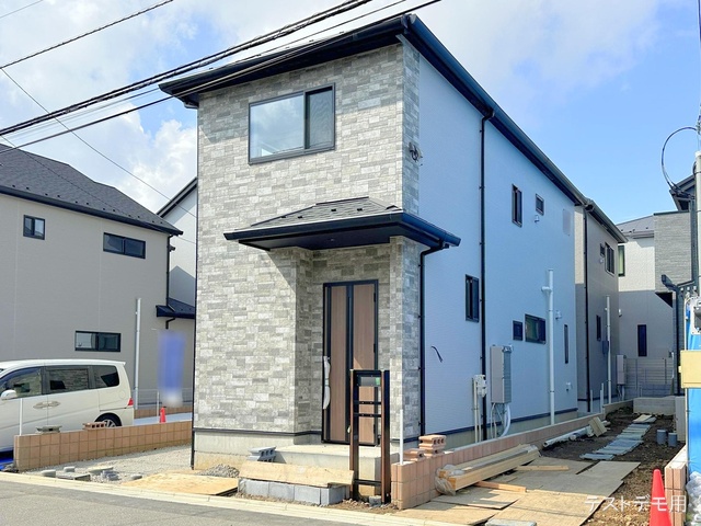 埼玉県さいたま市緑区大字中尾の新築戸建て外構写真 2024年8月15日撮影