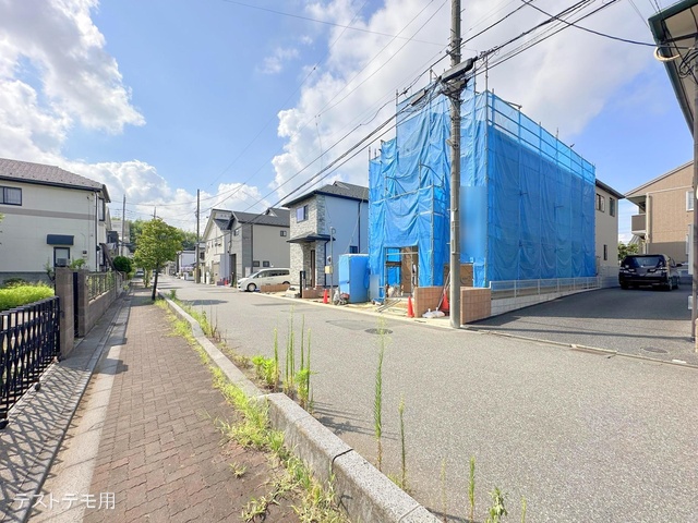 埼玉県さいたま市緑区大字中尾の新築戸建て外構写真 2024年8月15日撮影