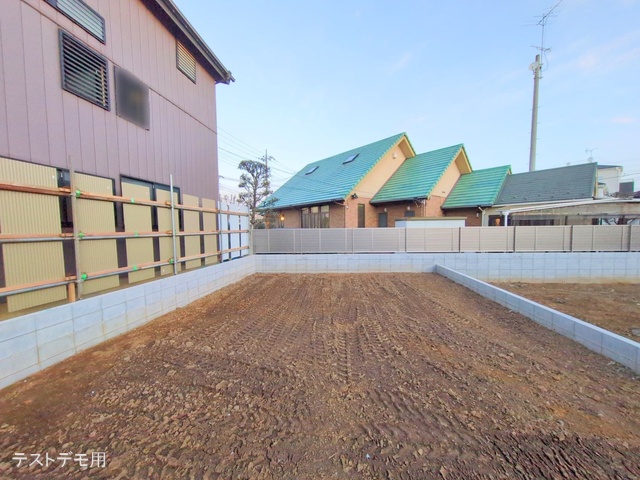 埼玉県さいたま市北区宮原町４丁目の新築戸建て更地・土地写真 2024年12月26日撮影