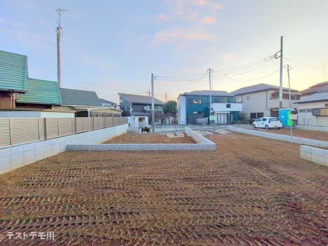 埼玉県さいたま市北区宮原町４丁目の新築戸建て更地・土地写真 2024年12月26日撮影