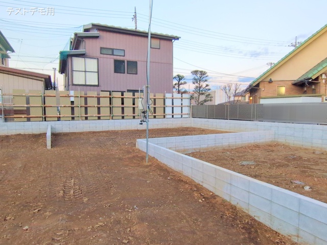 埼玉県さいたま市北区宮原町４丁目の新築戸建て更地・土地写真 2024年12月26日撮影