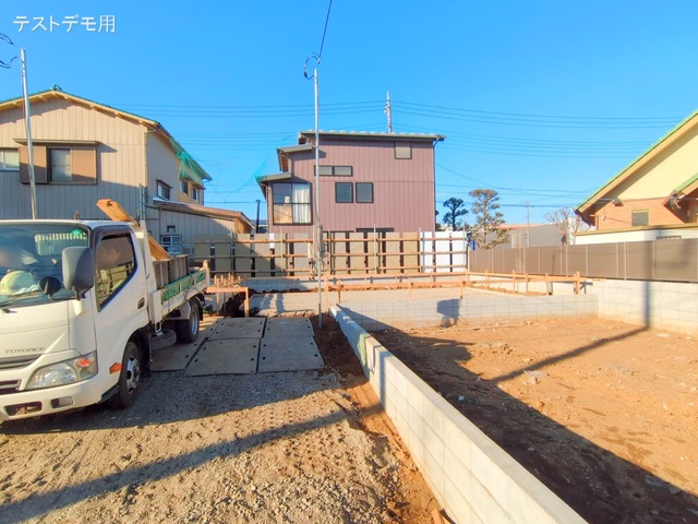 埼玉県さいたま市北区宮原町４丁目の新築戸建て基礎写真 2025年1月28日撮影