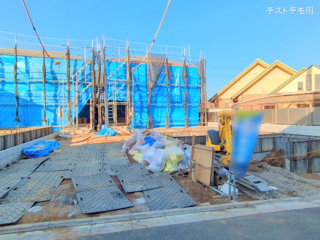 埼玉県さいたま市北区宮原町４丁目の新築戸建て上棟写真 2025年2月17日撮影