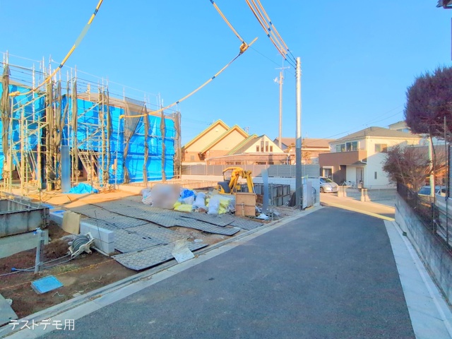 埼玉県さいたま市北区宮原町４丁目の新築戸建て上棟写真 2025年2月17日撮影