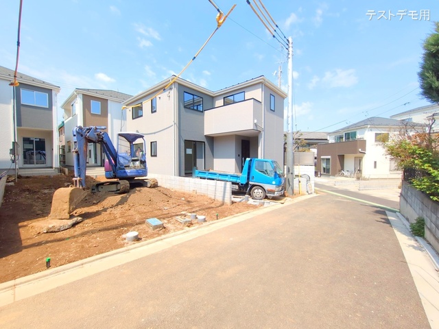埼玉県さいたま市北区宮原町４丁目の新築戸建て外構写真 2025年4月12日撮影