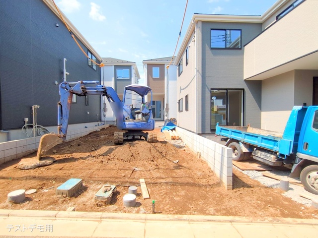 埼玉県さいたま市北区宮原町４丁目の新築戸建て外構写真 2025年4月12日撮影