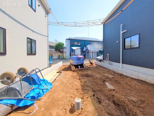 埼玉県さいたま市北区宮原町４丁目の新築戸建て外構写真 2025年4月12日撮影
