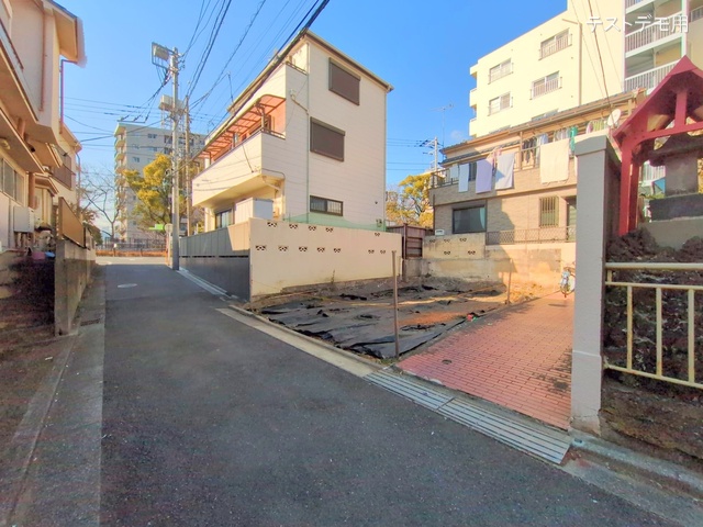 東京都江東区東砂4丁目の新築戸建て更地・土地写真 2025年1月28日撮影