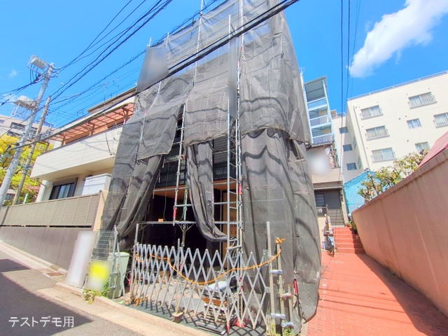 東京都江東区東砂4丁目の新築戸建てシート写真 2025年4月15日撮影