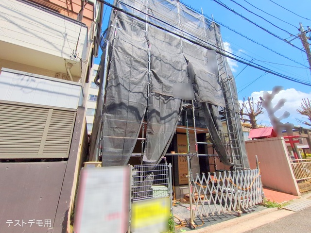 東京都江東区東砂4丁目の新築戸建てシート写真 2025年4月15日撮影