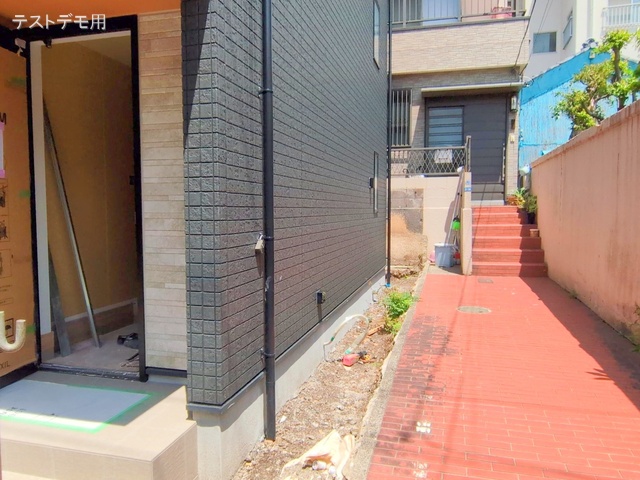 東京都江東区東砂4丁目の新築戸建て外構写真 2025年5月8日撮影
