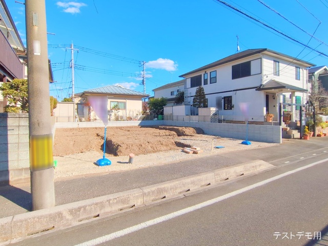 埼玉県さいたま市西区大字中野林の新築戸建て更地・土地写真 2025年2月10日撮影