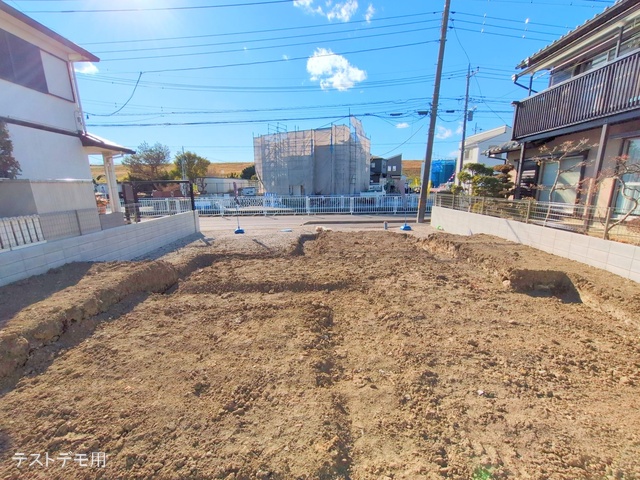 埼玉県さいたま市西区大字中野林の新築戸建て更地・土地写真 2025年2月10日撮影