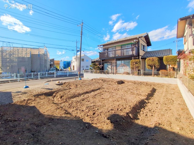 埼玉県さいたま市西区大字中野林の新築戸建て更地・土地写真 2025年2月10日撮影