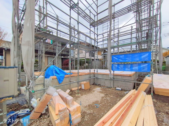 埼玉県さいたま市西区大字中野林の新築戸建て基礎写真 2025年4月24日撮影